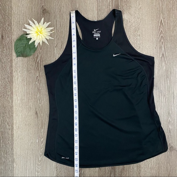 Nike Dri-Fit Black Vented Racerback Tank Top - Picture 11 of 11